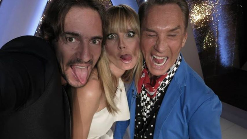 Heidi Klum, Thomas Hayo und Wolfgang Joop