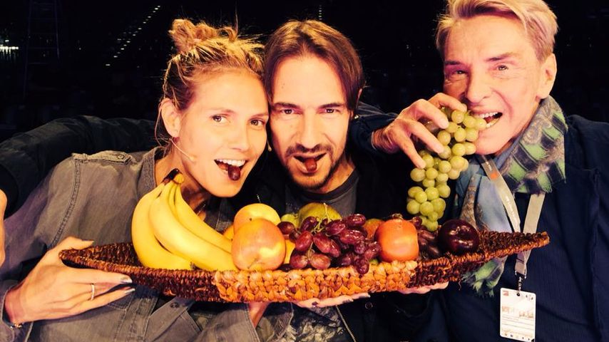 Heidi Klum, Thomas Hayo und Wolfgang Joop