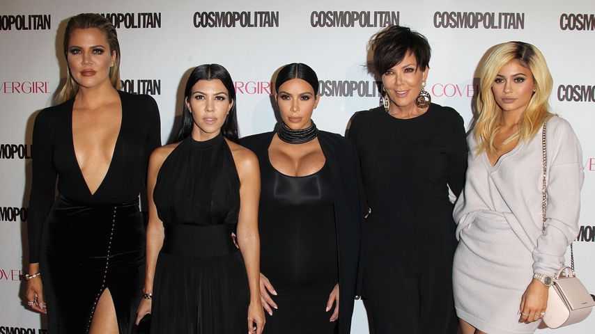 Khloe Kardashian, Kylie Jenner, Kim Kardashian, Kourtney Kardashian und Kris Jenner