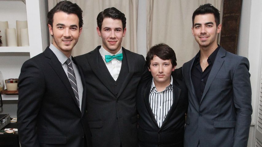 Kevin, Nick, Frankie und Joe Jonas im Januar 2012 in New York