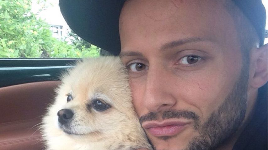 Domenico De Cicco mit seinem Hund Django