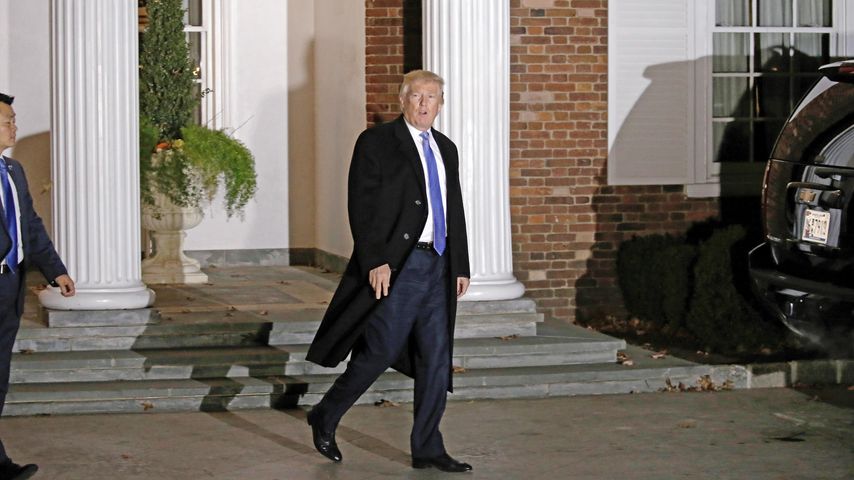 Donald Trump verlässt im November 2016 seinen Golf-Club in New Jersey
