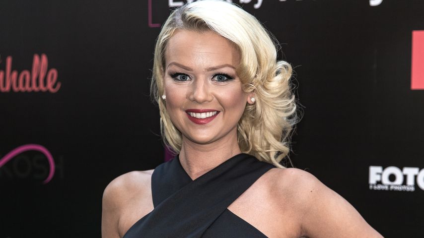Doreen Steinert beim einjährigen Jubiläum des Hair- und Beautysalon KOKOSH in Berlin