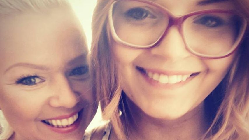 Doreen Steinert mit ihrer Schwester und deren Baby