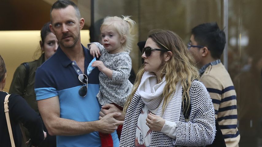 Drew Barrymore, Will Kopelman und Frankie Barrymore Kopelman