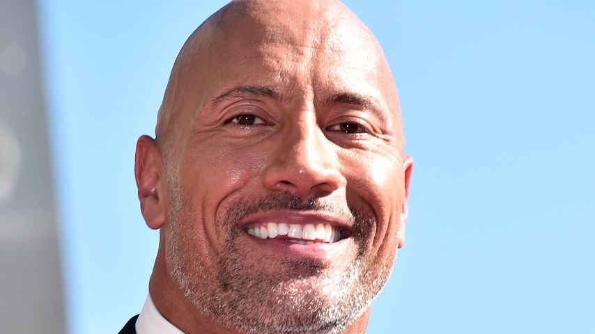 Dwayne Johnson bei seiner Ehrung am Hollywood Walk of Fame