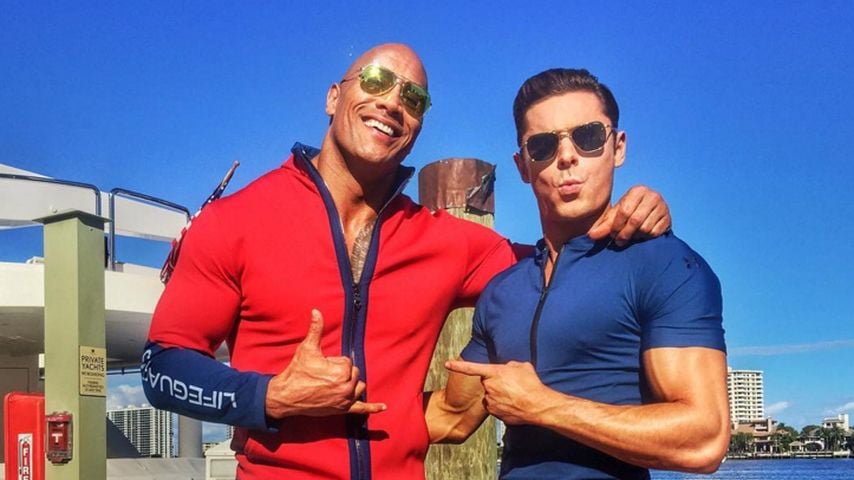 Zac Efron und Dwayne "The Rock" Johnson