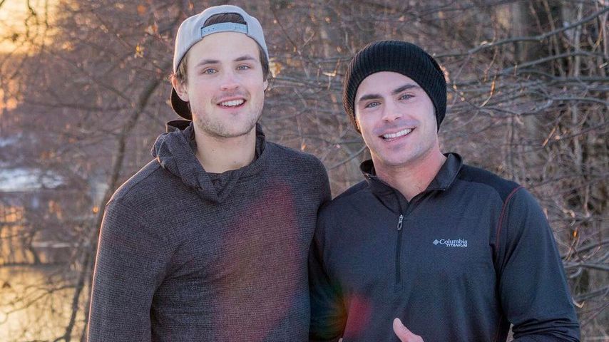 Dylan Efron und sein Bruder Zac Efron bei einem Angeltrip