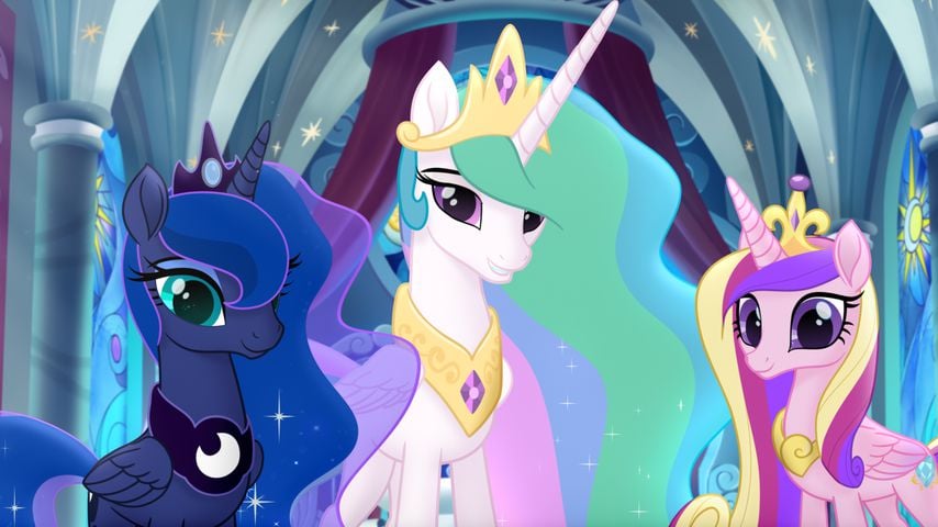 Einhörner in "My Little Pony"