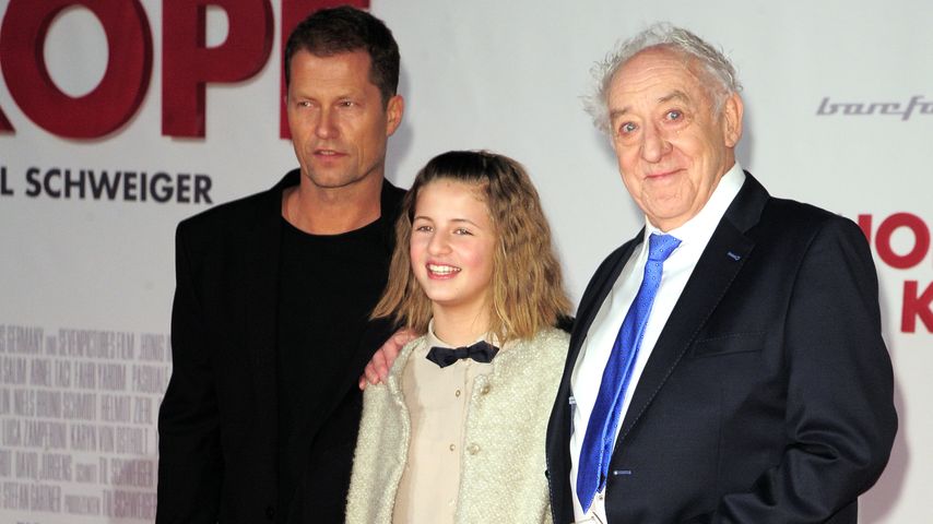 Til Schweiger, Emma Schweiger und Dieter Hallervorden