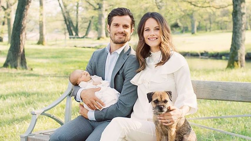 Erstes Familienfoto von Carl Philip, Sofia und Alexander