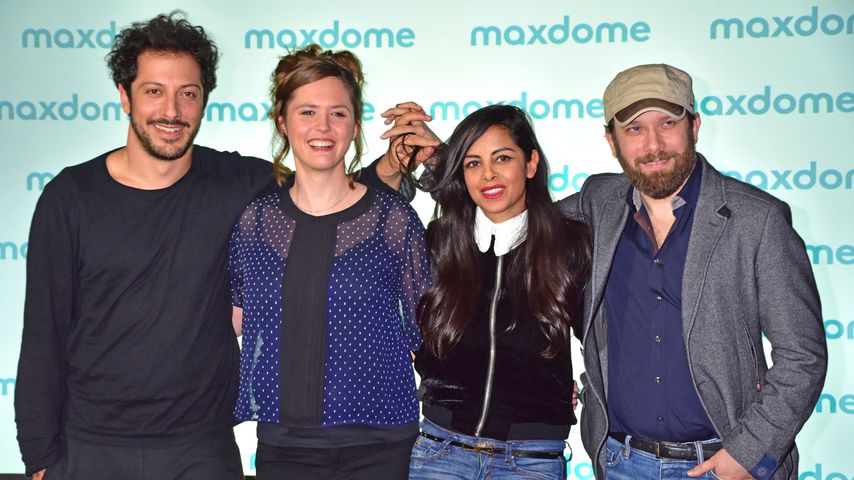 Fahri Yardim, Emily Cox, Collien Ulmen-Fernandes und Christian Ulmen im Soho House in Berlin