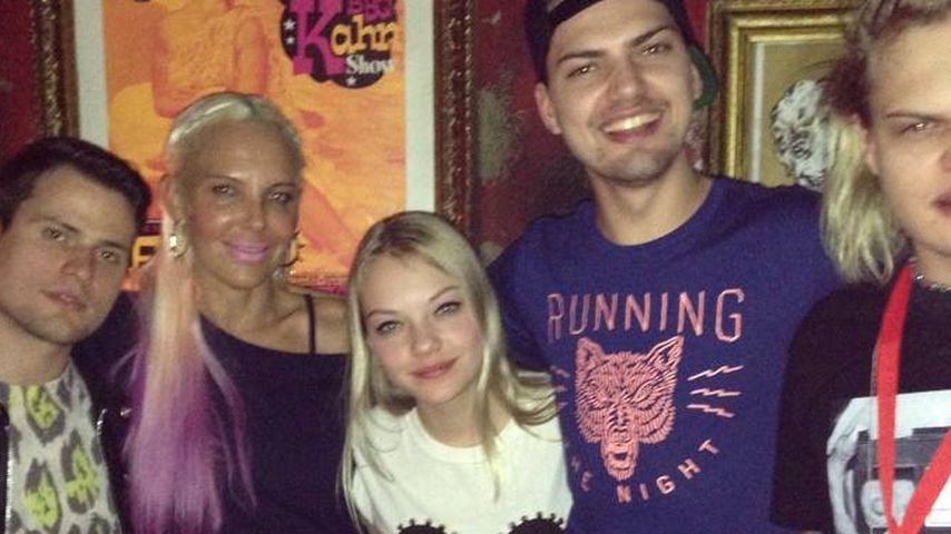 Natascha Ochsenknecht, Rocco Stark, Cheyenne Ochsenknecht, Jimi Blue Ochsenknecht und Wilson Gonzale