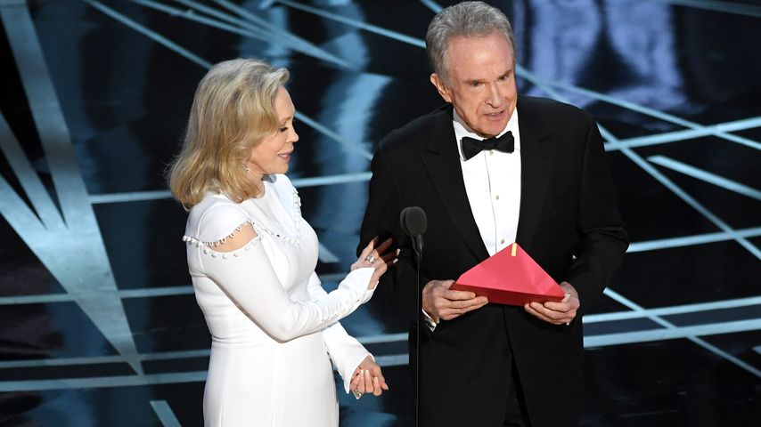 Faye Dunaway und Warren Beatty bei der Oscar-Verleihung in Hollywood 2017