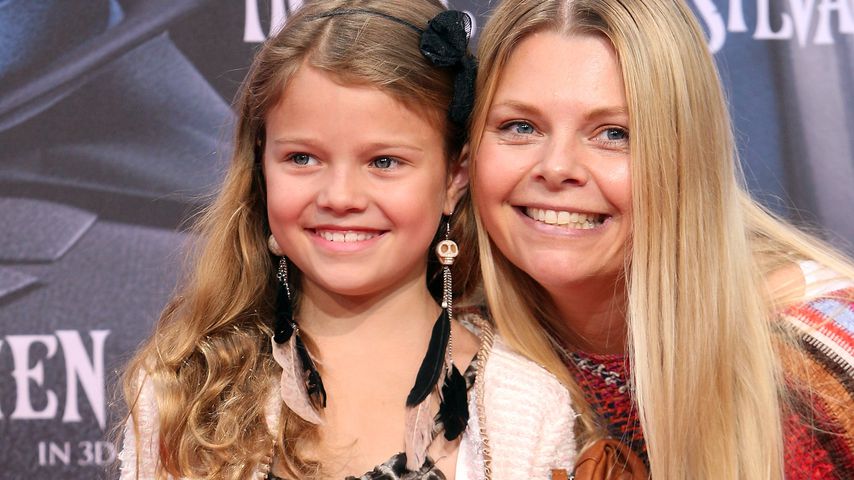 Faye Montana und ihre Mutter Anne-Sophie Briest 2012