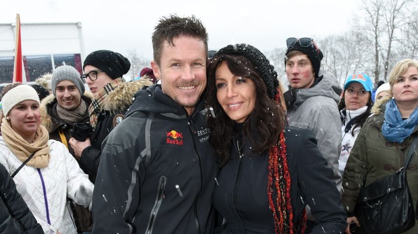 Felix Baumgartner und Mihaela Schwartzenberg, Januar 2015