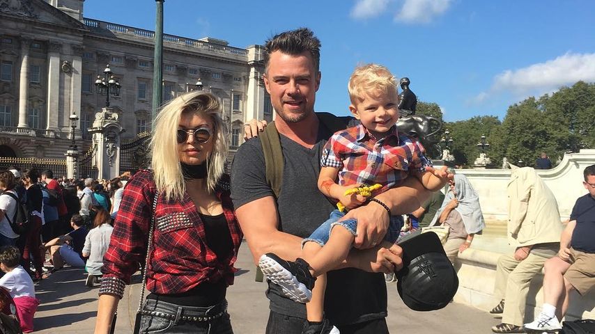 Fergie mit Ehemann Josh Duhamel und Söhnchen Axl Jack