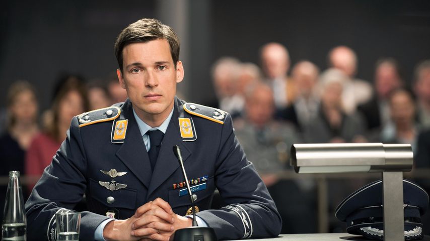 Florian David Fitz als angeklagter Pilot "Lars Koch" im ARD-Film "Terror"