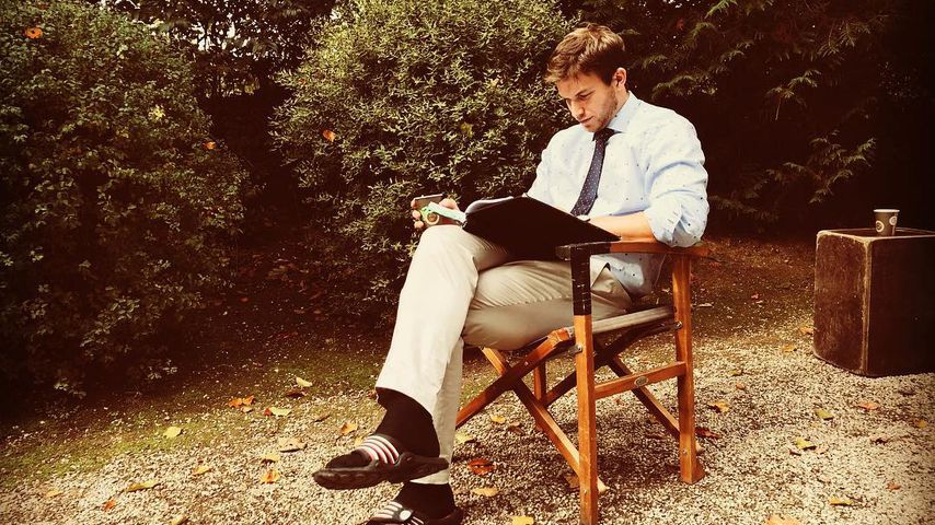 Florian Frowein am "Sturm der Liebe"-Set in München