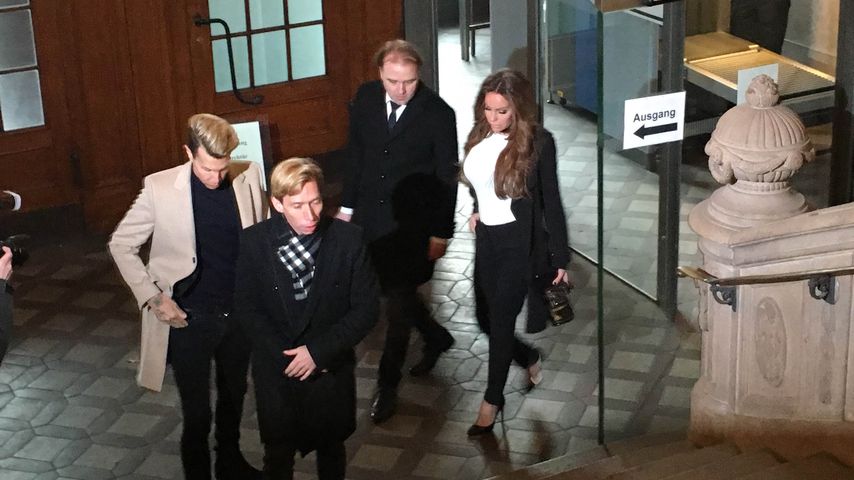 Florian Wess, Helmut Werner, Burkhard Benecken und Gina-Lisa Lohfink