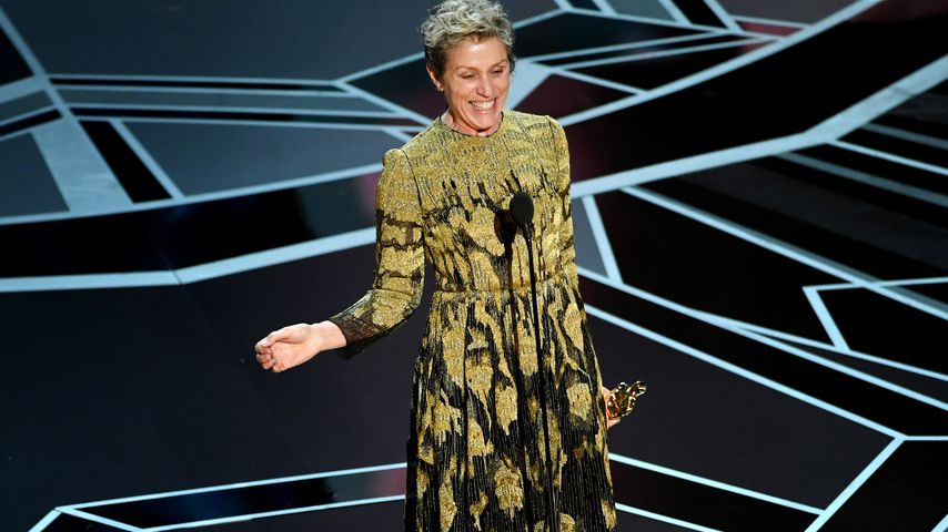 Frances McDormand bei ihrem Oscar-Gewinn 2018