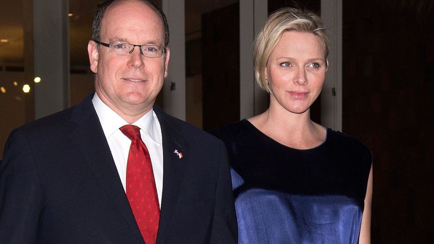 Fürstin Charlène und Albert II von Monaco