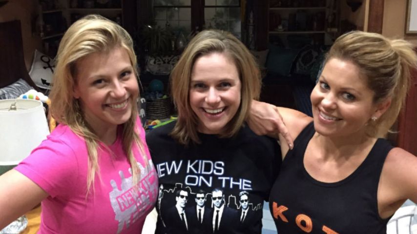 Candace Cameron Bure, Jodie Sweetin und Andrea Barber (v.l.n.r.)