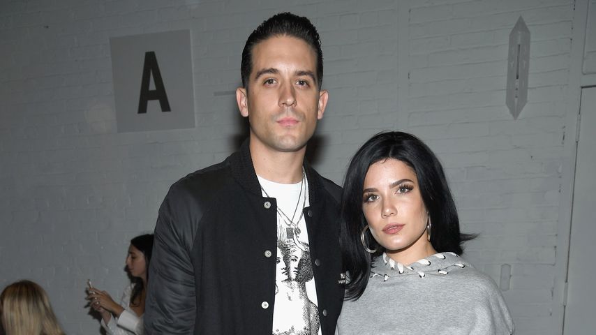 G-Eazy, Rapper und Halsey, Sängerin bei der Jonathan Simkhai Fashion Show in New York