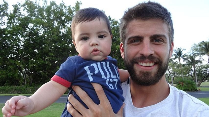Gerard Piqué und Milan Piqué Mebarak