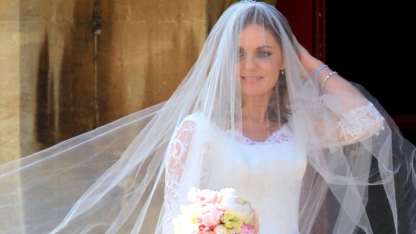 Geri Halliwell bei ihrer Hochzeit im Mai 2015