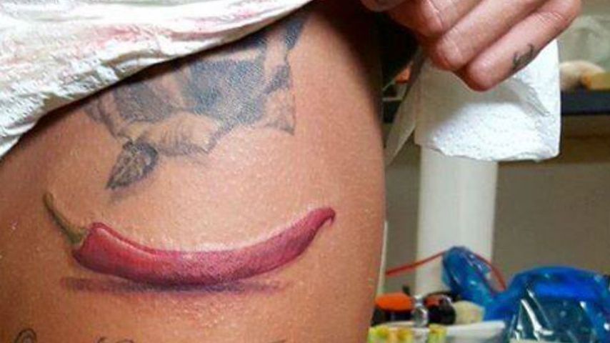 Gina-Lisa Lohfinks neues Chili-Tattoo