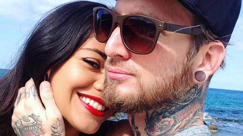 GNTM-Kandidatin Bruna mit ihrem Ehemann auf Kreta