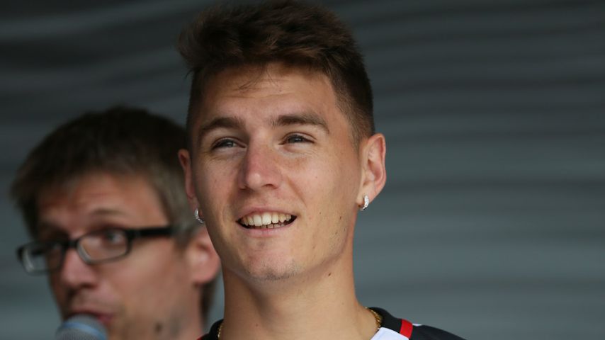Eintracht-Kicker Guillermo Varela bei der Saisoneröffnung 2016