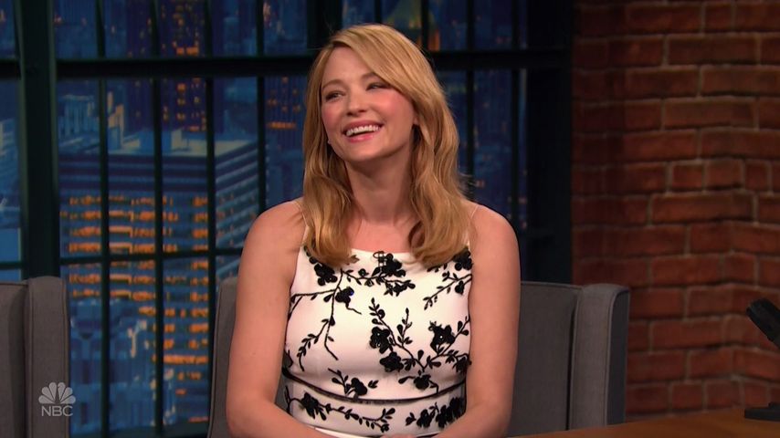 Haley Bennett bei NBC's "Late Night with Seth Meyers"