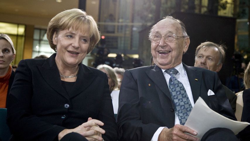 Angela Merkel und Hans-Dietrich Genscher