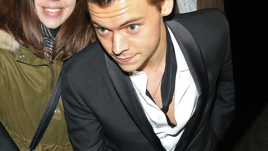 Harry Styles auf dem Weg zum The Toy Room Club in Soho, London