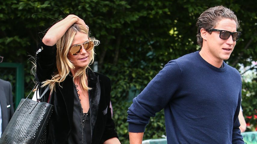 Heidi Klum und Vito Schnabel beim Besuch in Wimbledon