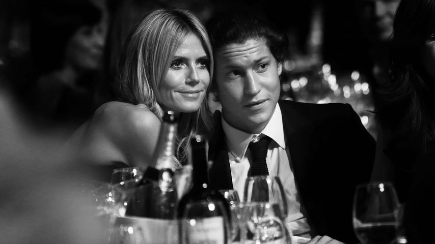 Heidi Klum und Vito Schnabel während der Mailänder Fashion Week