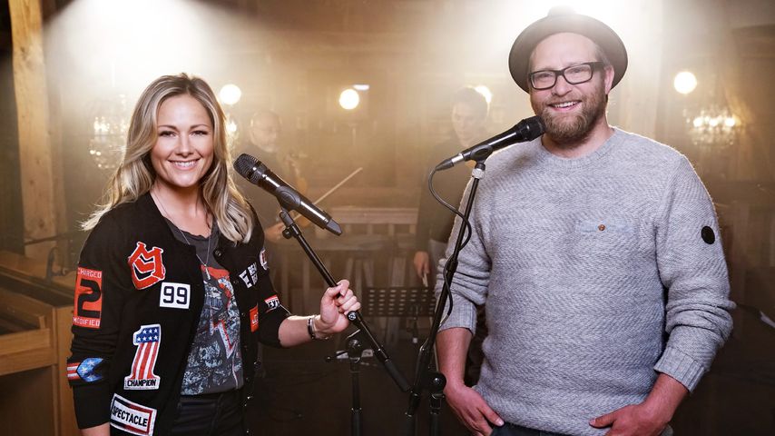 Helene Fischer und Gregor Meyle bei "Meylensteine"