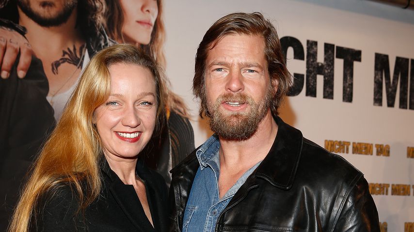 Henning Baum mit seiner Frau Corinna im Jahr 2014