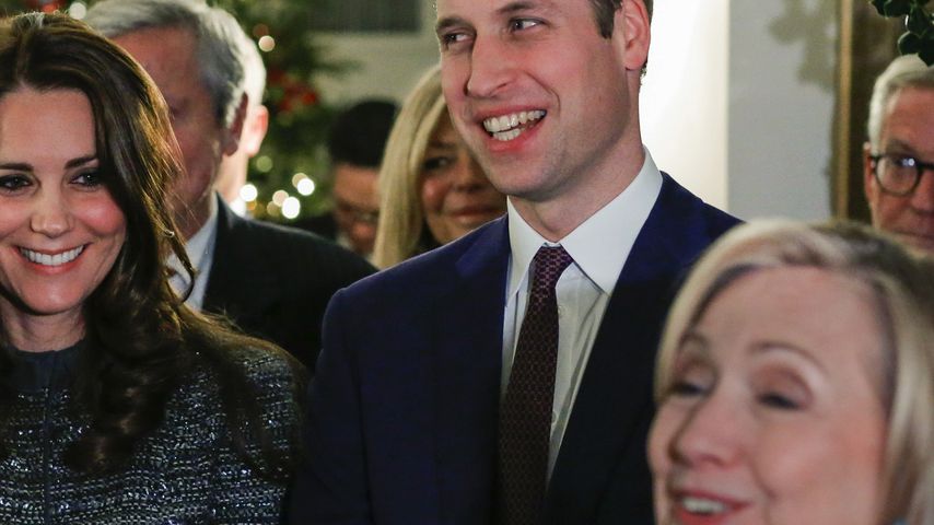 Herzogin Kate, Prinz William und Hillary Clinton