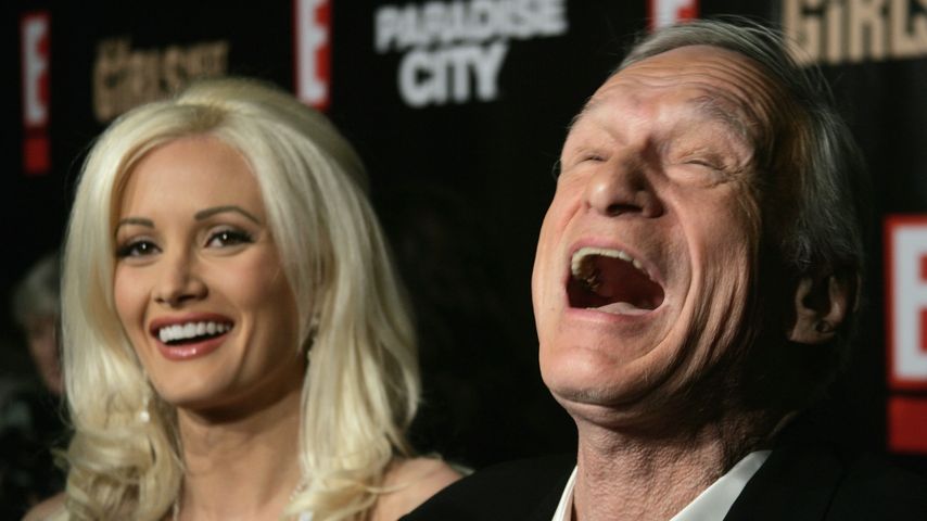 Holly Madison & Hugh Hefner bei einer Playboy-Party 2007