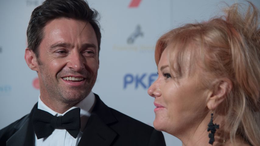 Hugh Jackman und Deborra-Lee Furness 2015 bei einer Veranstaltung in Melbourne