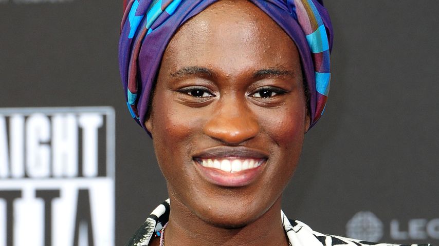 Ivy Quainoo bei einer Filmpremiere