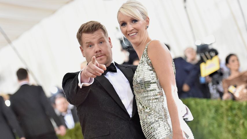 James Corden und Julia Carey, Mai 2016 in New York City