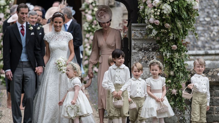 James Matthews, Pippa Middleton und Herzogin Kate bei Pippas Hochzeit