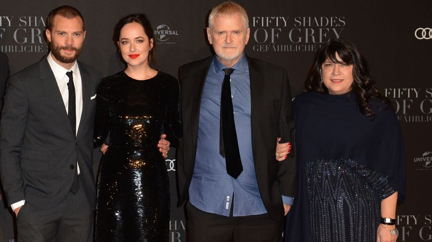 Jamie Dornan, Dakota Johnson, James Foley und E. L. James