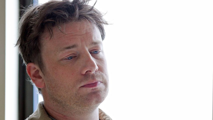Jamie Oliver vor der Bekanntgabe einer bundesweiten Partnerschaft gegen Fettleibigkeit