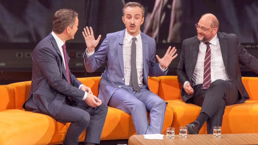 Jan Böhmermann und Markus Lanz
