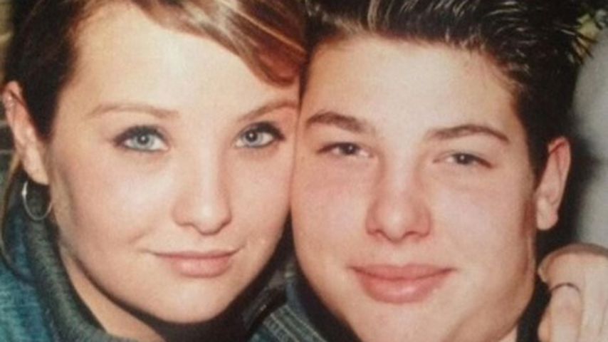 Jan Sokolowsky und seine Schwester Nadine 2004 (von rechts)